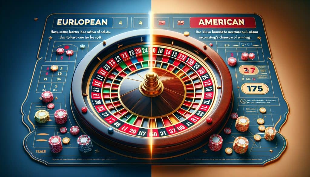 Razlike između europskog i američkog ruleta