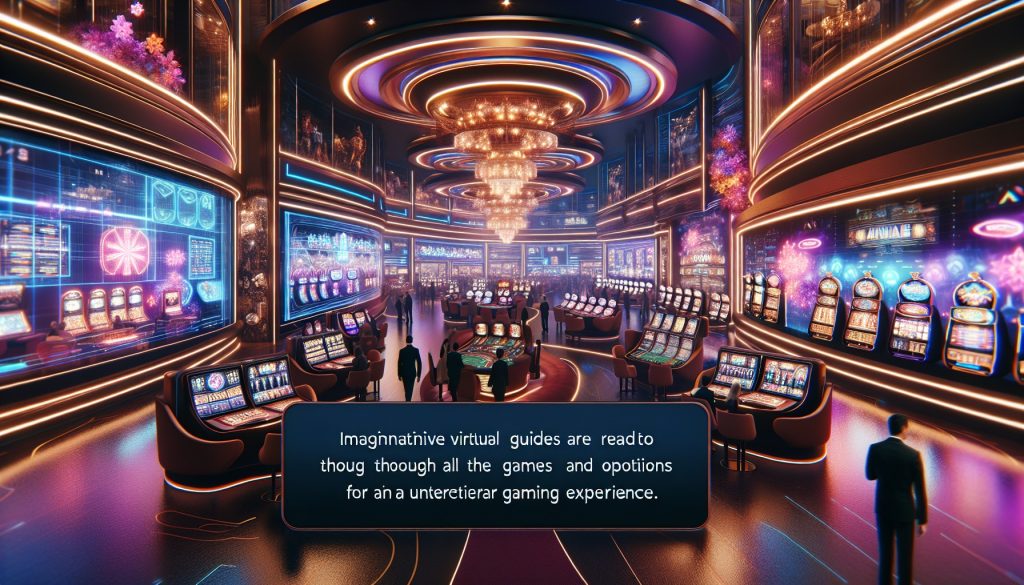 Casina koja nude virtualne vodiče kroz sve funkcionalnosti